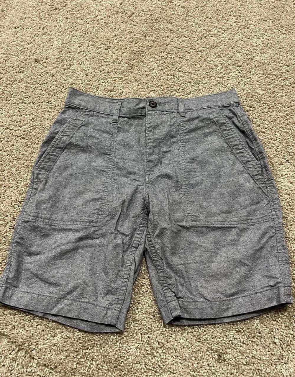 Taylor Stitch Cotton Utility Shorts Gray Size 31